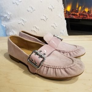 UGG - Pink - Suede - Buckle - Loafer - SZ 6.5